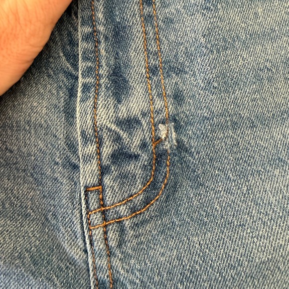 Habitual 10 30 Denim Wide Leg Crop Jeans Braided Boho Artist Flare - Picture 10 of 10